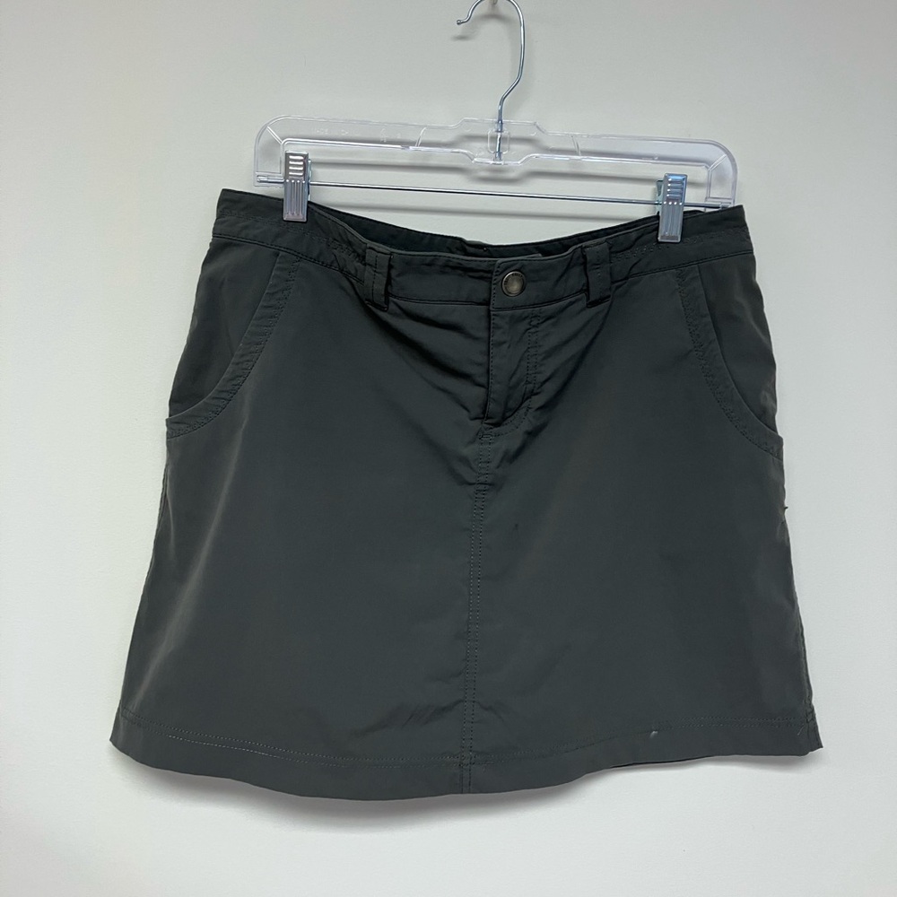 Eddie Bauer, Charcoal mini skirt, 8.